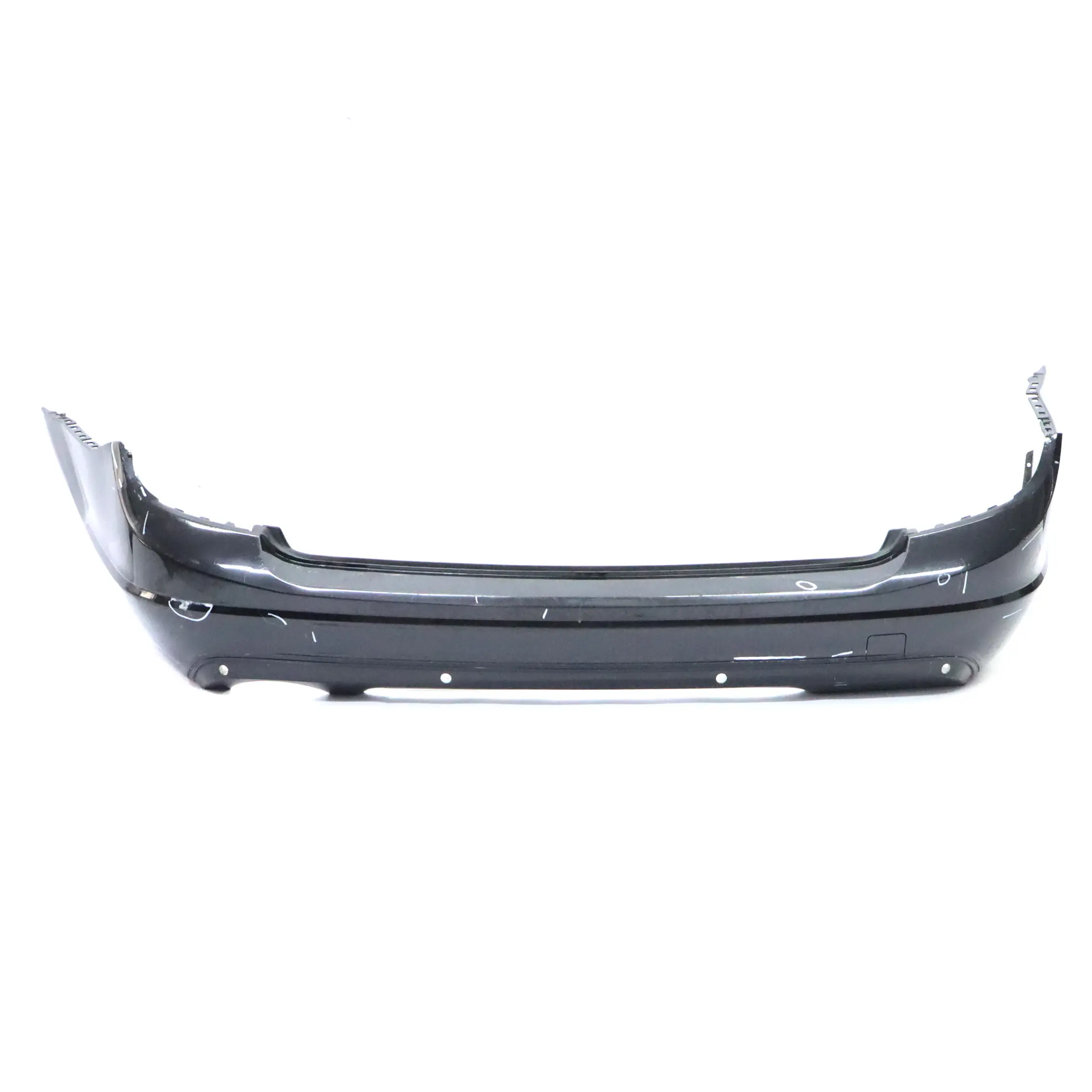 Mercedes S204 Rear Bumper Trim Panel Covering Black Painted