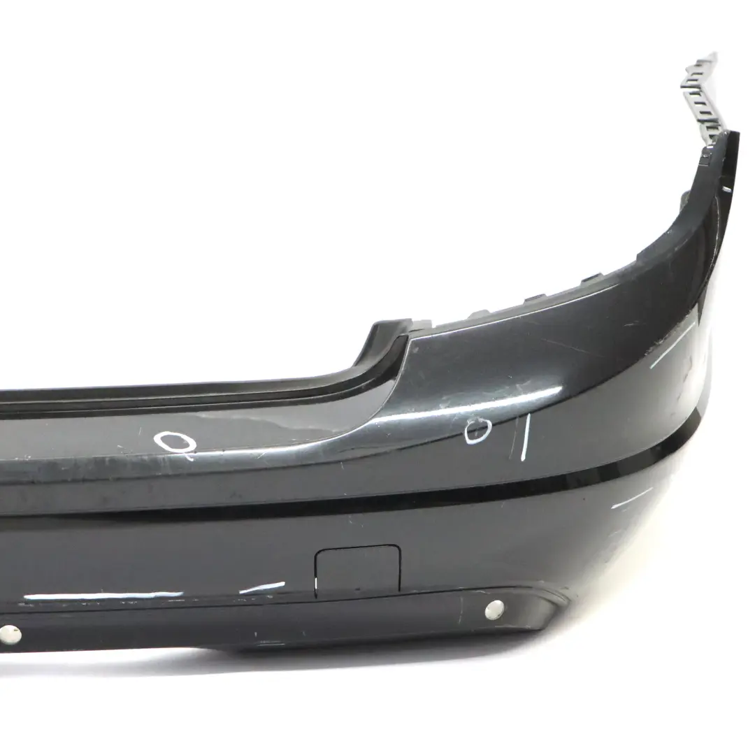 Mercedes S204 Rear Bumper Trim Panel Covering Black Painted