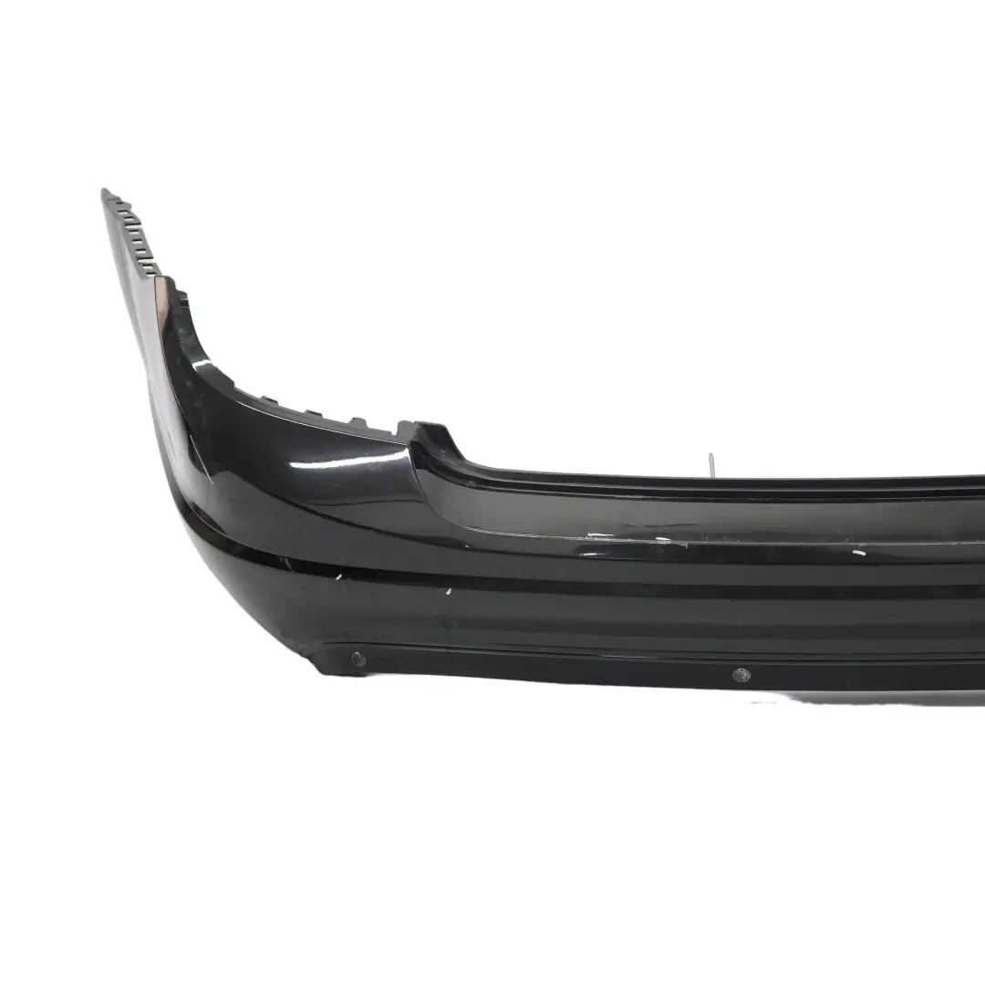 Mercedes S204 Rear Bumper Trim Panel Cover Obsidian Black Metallic - 197