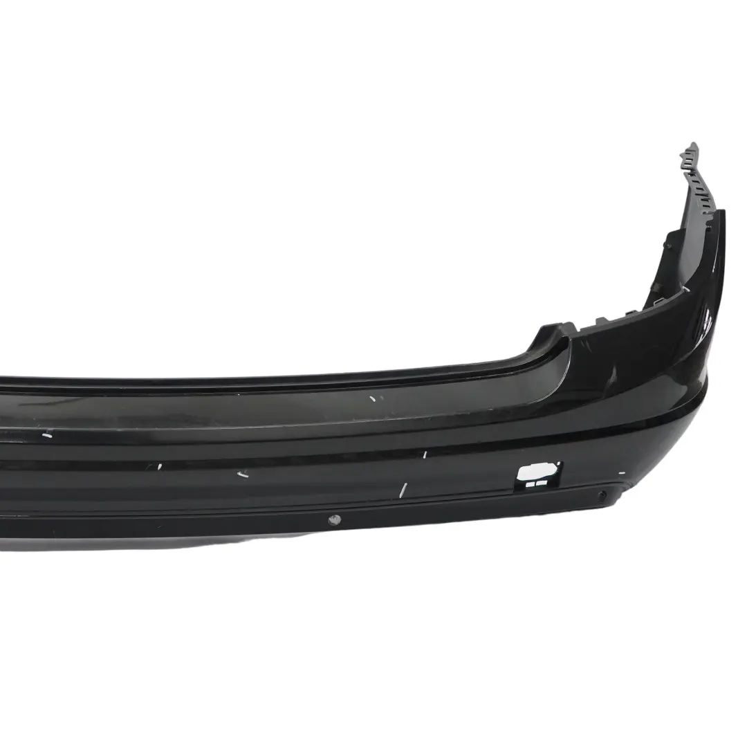 Mercedes S204 Rear Bumper Trim Panel Cover Obsidian Black Metallic - 197