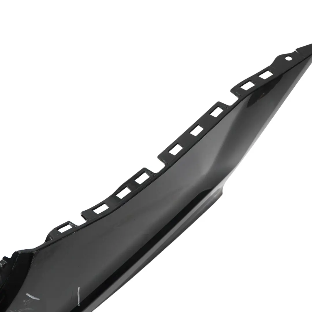 Mercedes S204 Rear Bumper Trim Panel Cover Obsidian Black Metallic - 197