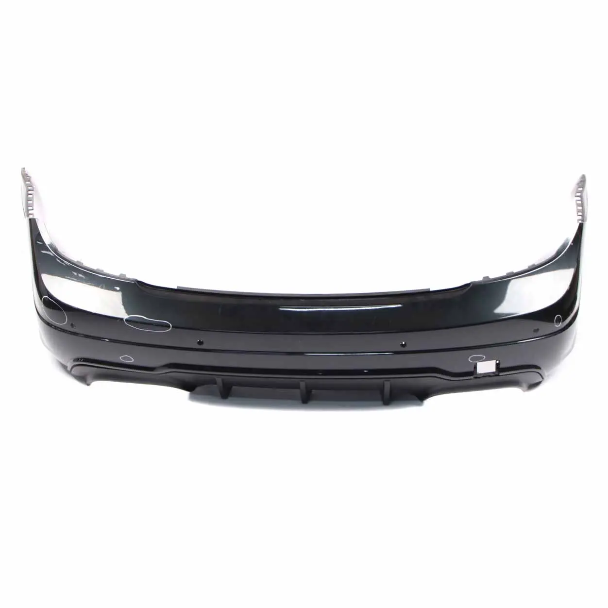 Mercedes W204 Rear Bumper Trim Panel AMG Magnetite Black Metallic - 183