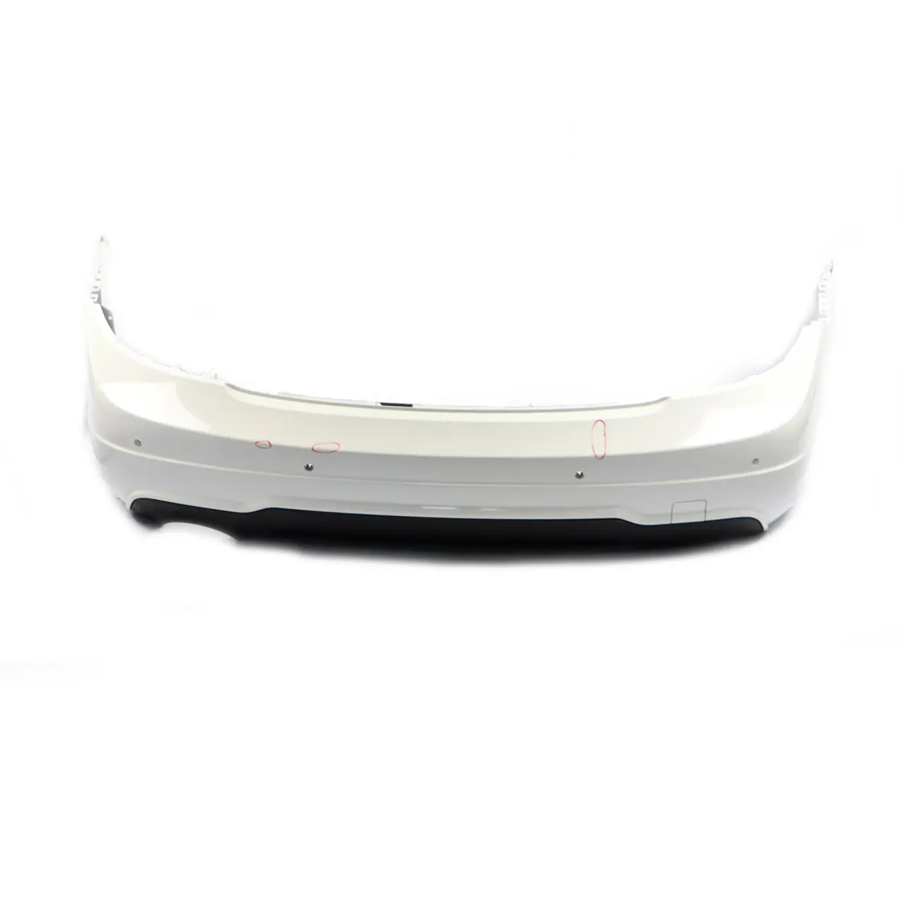 Mercedes W204 Rear Bumper Trim Panel Covering Polar White - 149