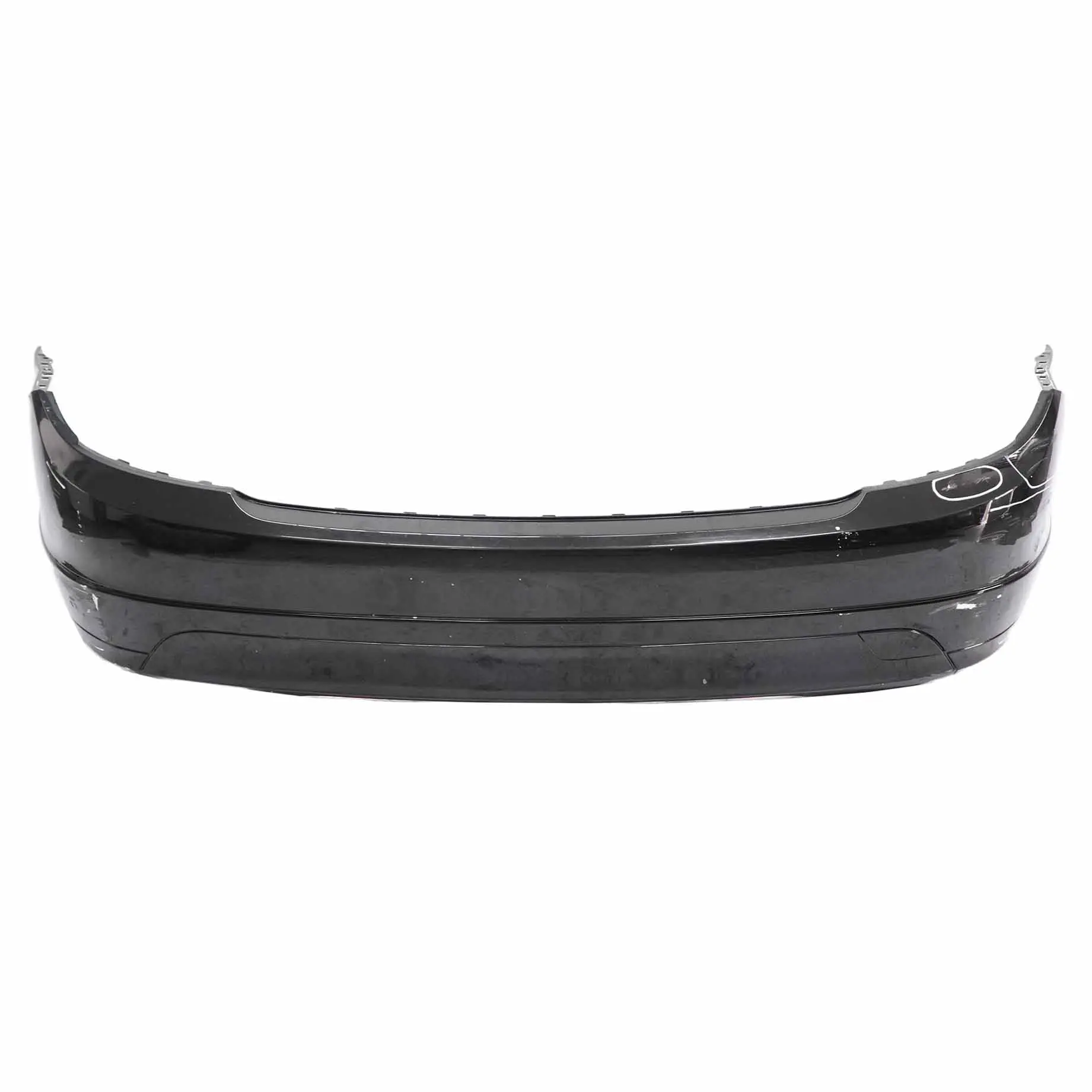 Mercedes W204 Rear Bumper Trim Panel Cover Obsidian Black Metallic - 197