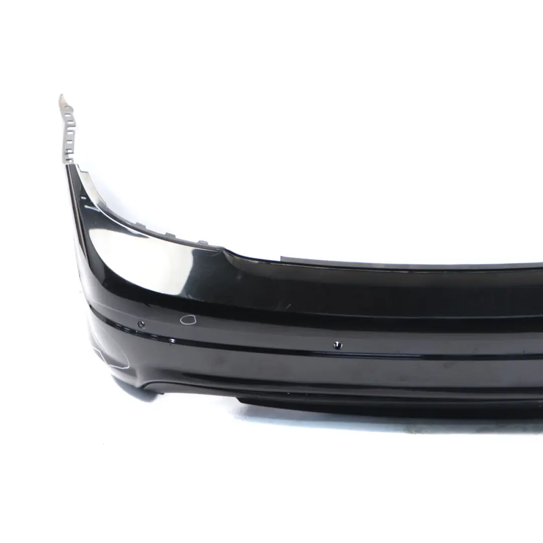 Mercedes W204 Rear Bumper Trim Panel AMG Obsidian Black Metallic - 197