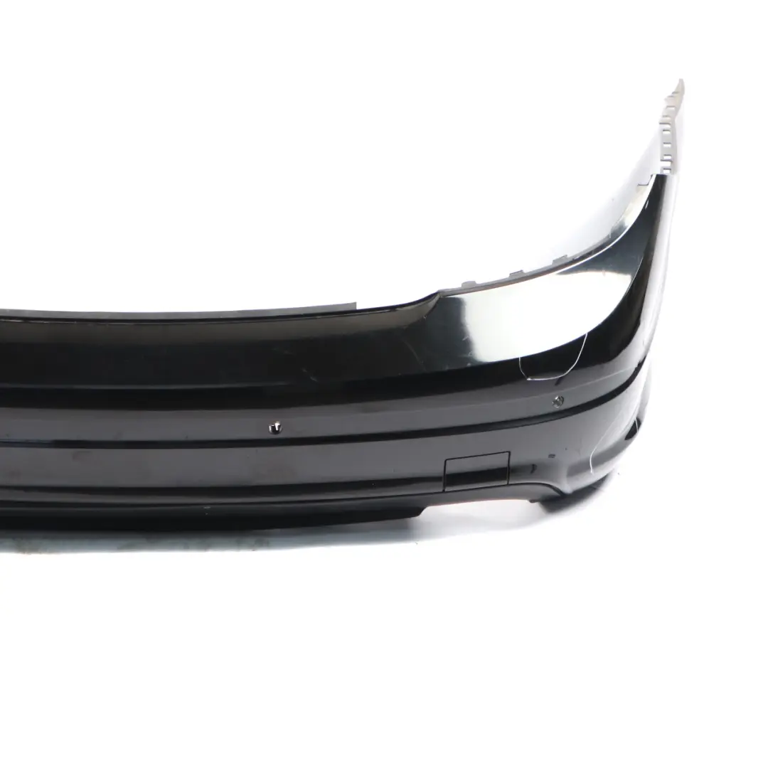 Mercedes W204 Rear Bumper Trim Panel AMG Obsidian Black Metallic - 197