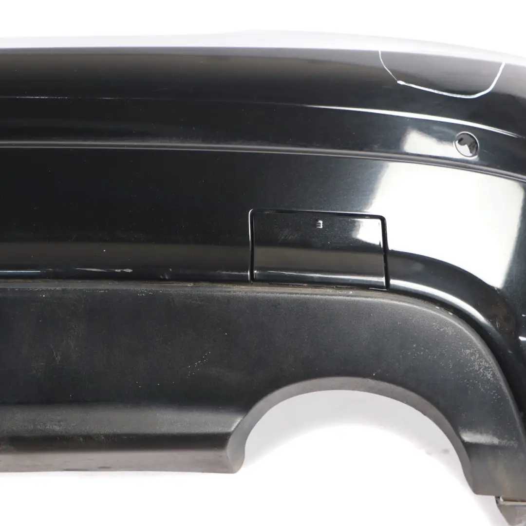 Mercedes W204 Rear Bumper Trim Panel AMG Obsidian Black Metallic - 197