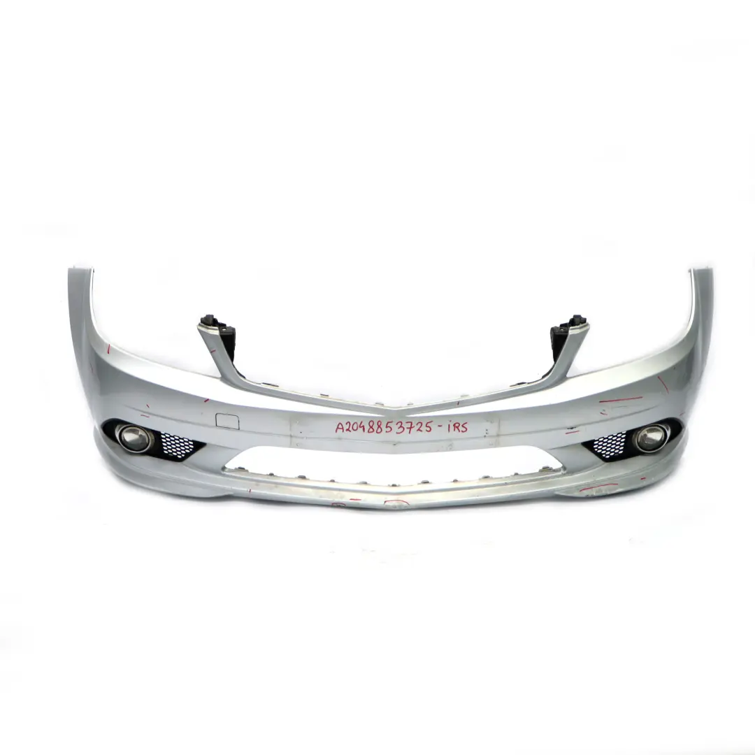 Mercedes W204 Front Bumper AMG Trim Panel Cover Iridium Silver Metallic - 775