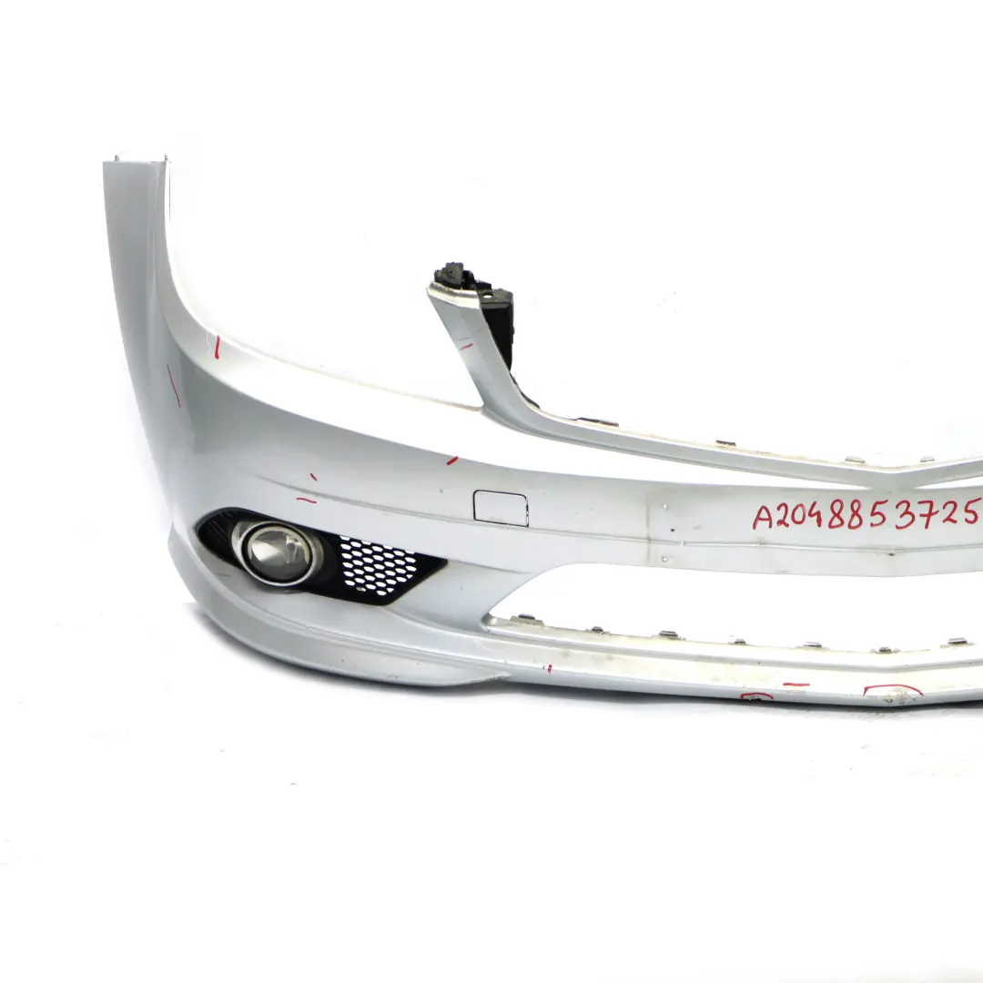 Mercedes W204 Front Bumper AMG Trim Panel Cover Iridium Silver Metallic - 775