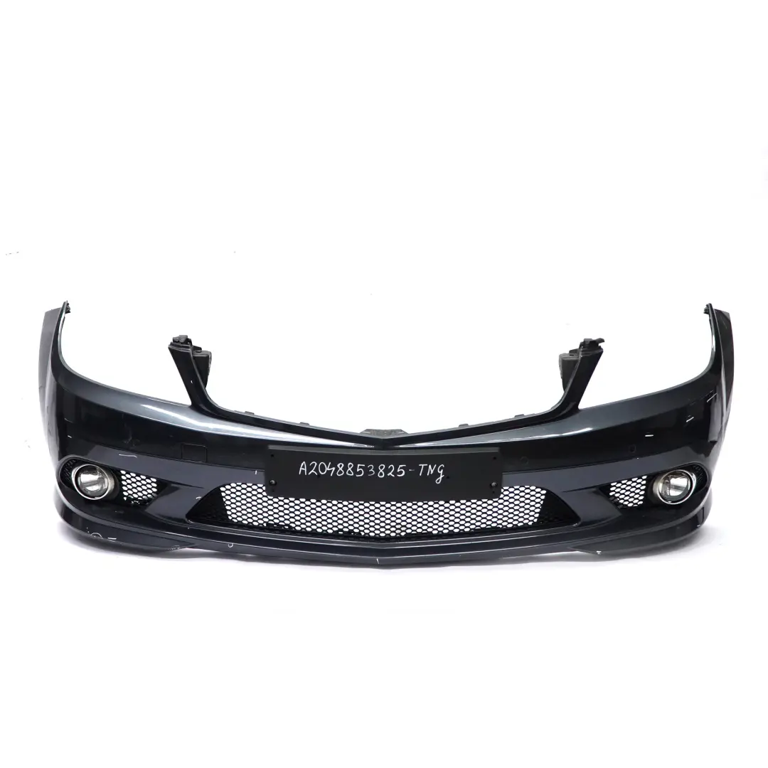 Mercedes W204 Front Bumper AMG Parktronic Trim Panel Cover Tenorite Grey - 755