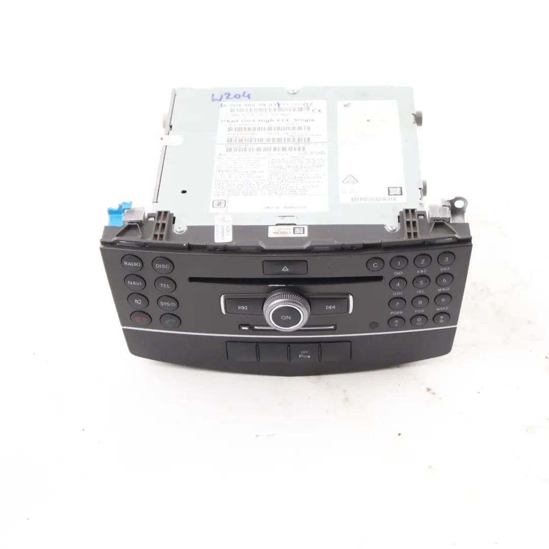 Mercedes W204 Navigation CD Player COMAND Radio Sat Nav Head Unit A2049005903