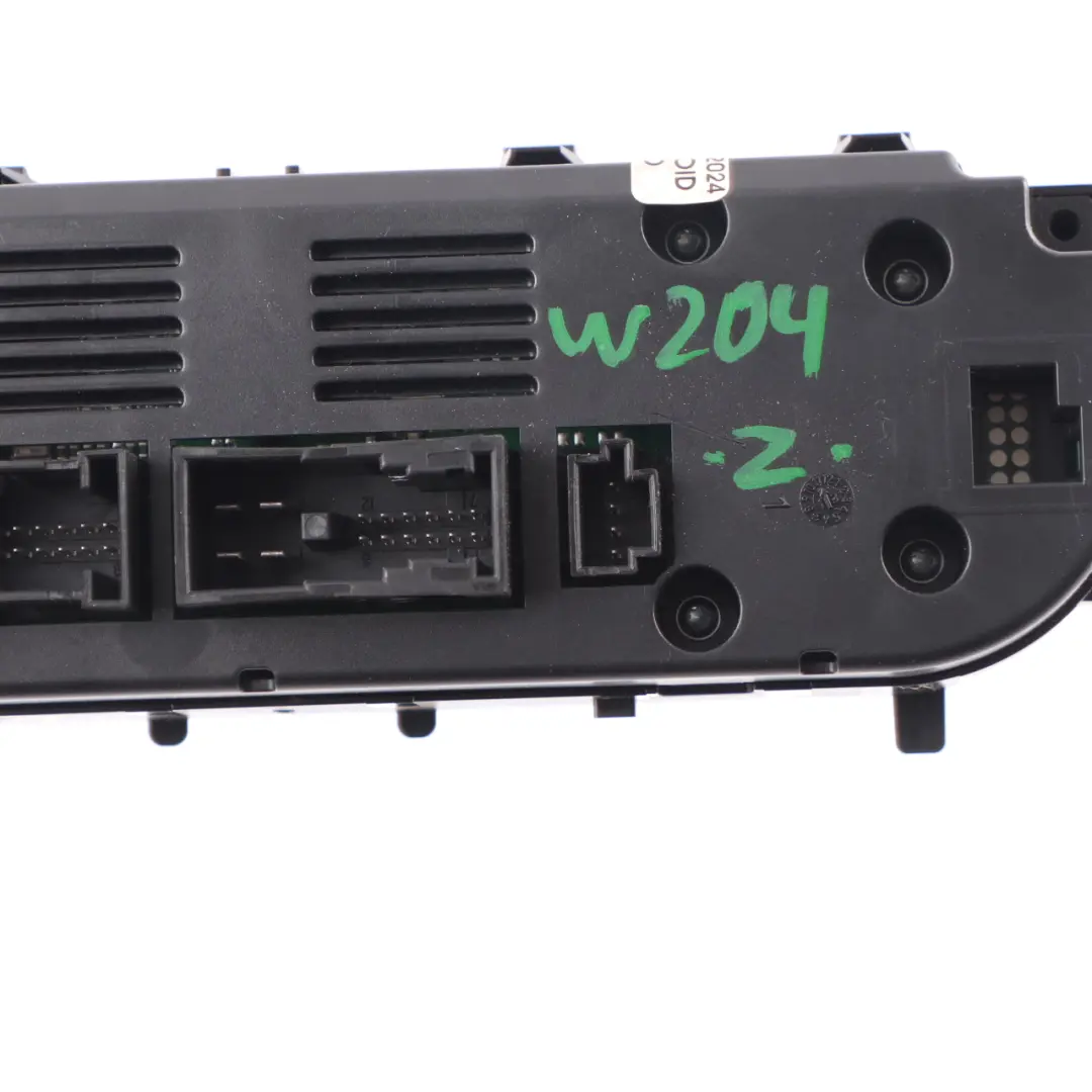 Mercedes W204 Unidad de Aire Acondicionado Climatizador Panel de Interruptores 