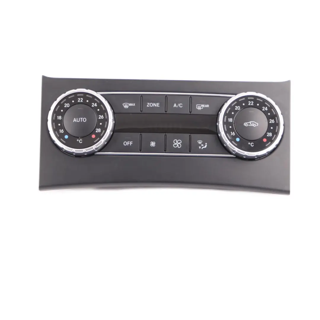 Mercedes W204 Unidad Aire Acondicionado Panel Control Interruptor Módulo