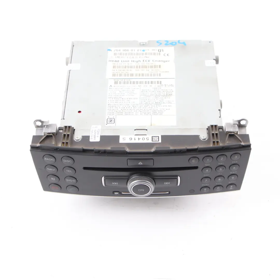 Mercedes W204 COMAND Navi CD Player Radio Sat Nav Head Unit A2049060101