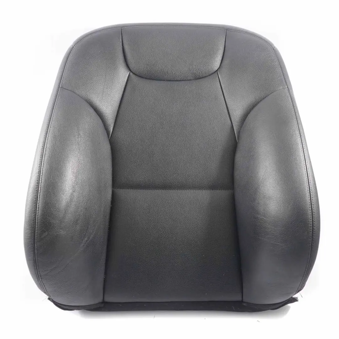 Mercedes-Benz W204 Heated Sport Front Left Seat N/S Backrest Cover Black Leather