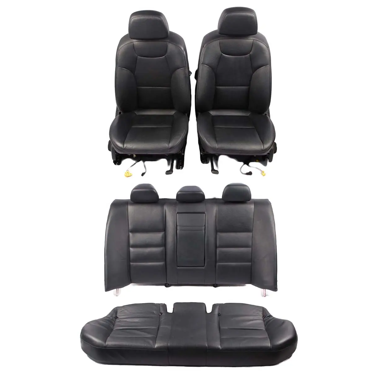 Seats Mercedes W204 Saloon Sport Black Leather Interior Seat With Door Cards