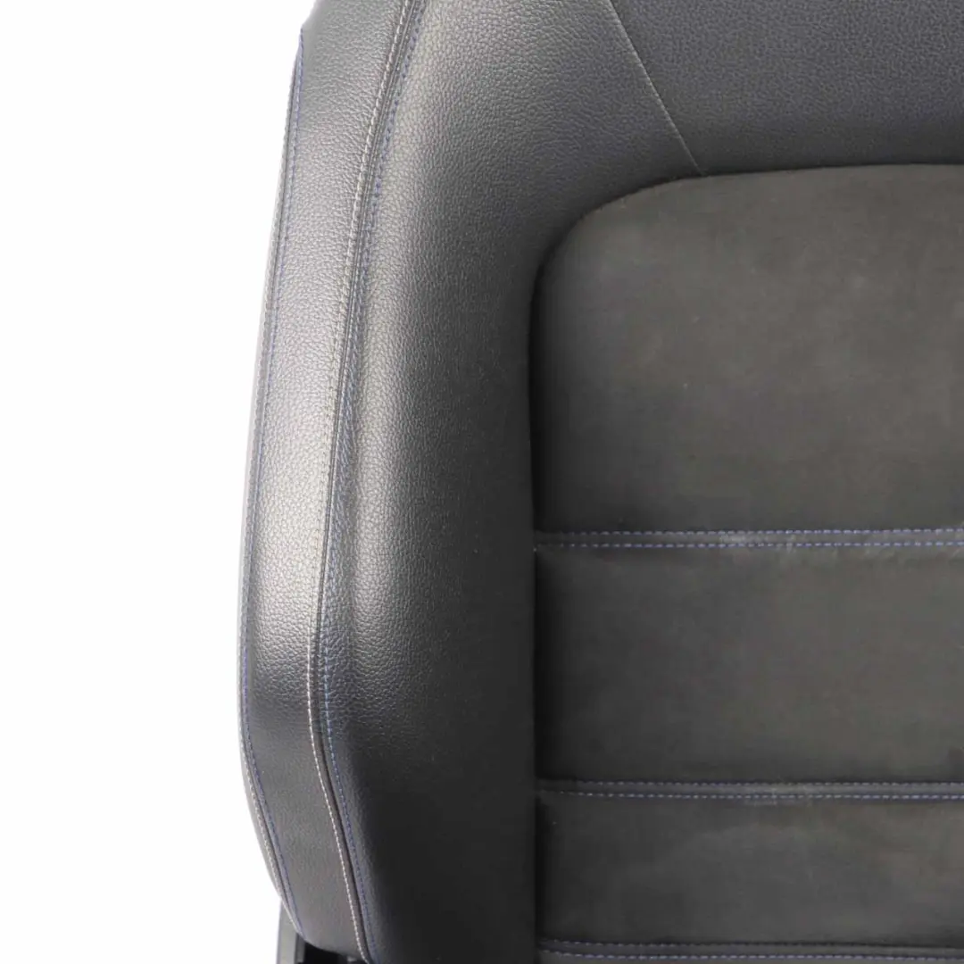 Leather Seat Mercedes W204 S204 Heated Sport Front Left N/S Black Alcantara