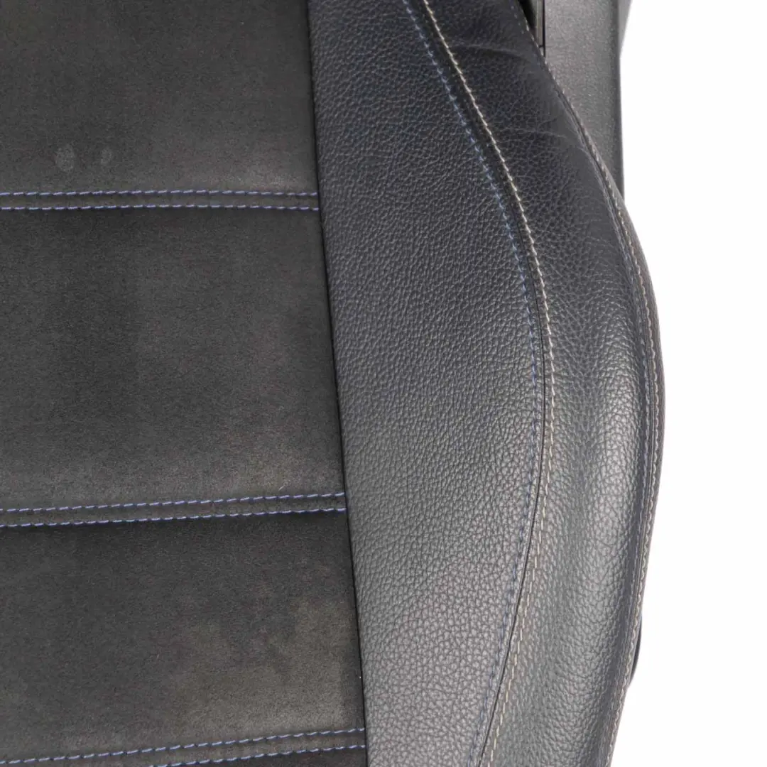 Leather Seat Mercedes W204 S204 Heated Sport Front Left N/S Black Alcantara