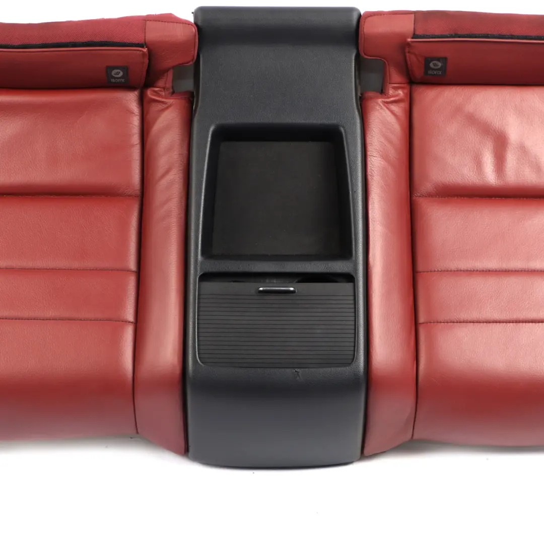 Mercedes C204 Rear Seat Bench Coupe Couch Sofa Covering Leather Red