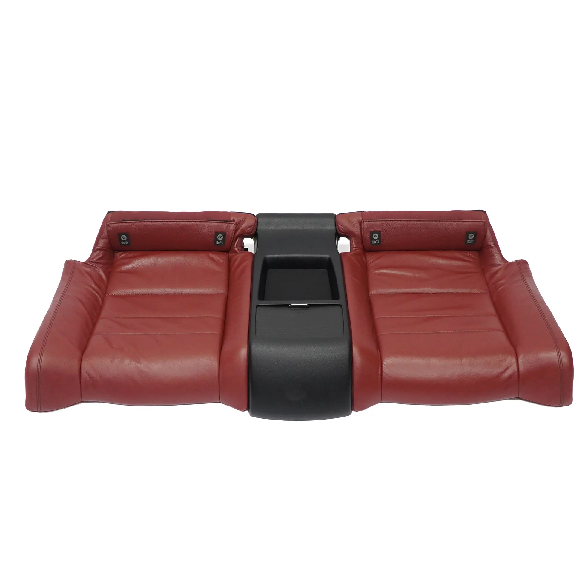 Mercedes C204 Rücksitzbank Coupe Couch Sofa Bezug Leder Rot