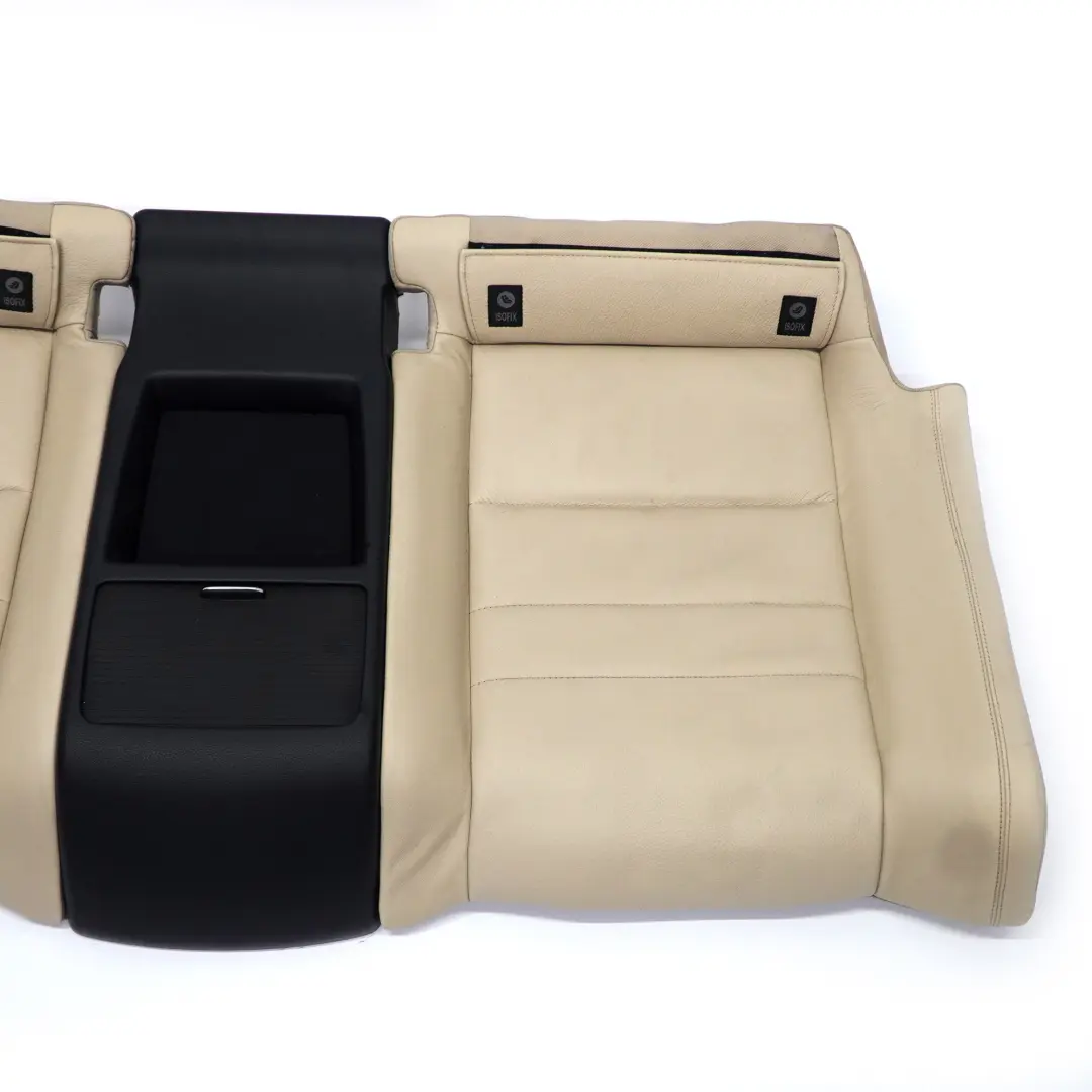 Mercedes C204 Rücksitzbank Coupe Couch Sofa Bezug Leder Beige