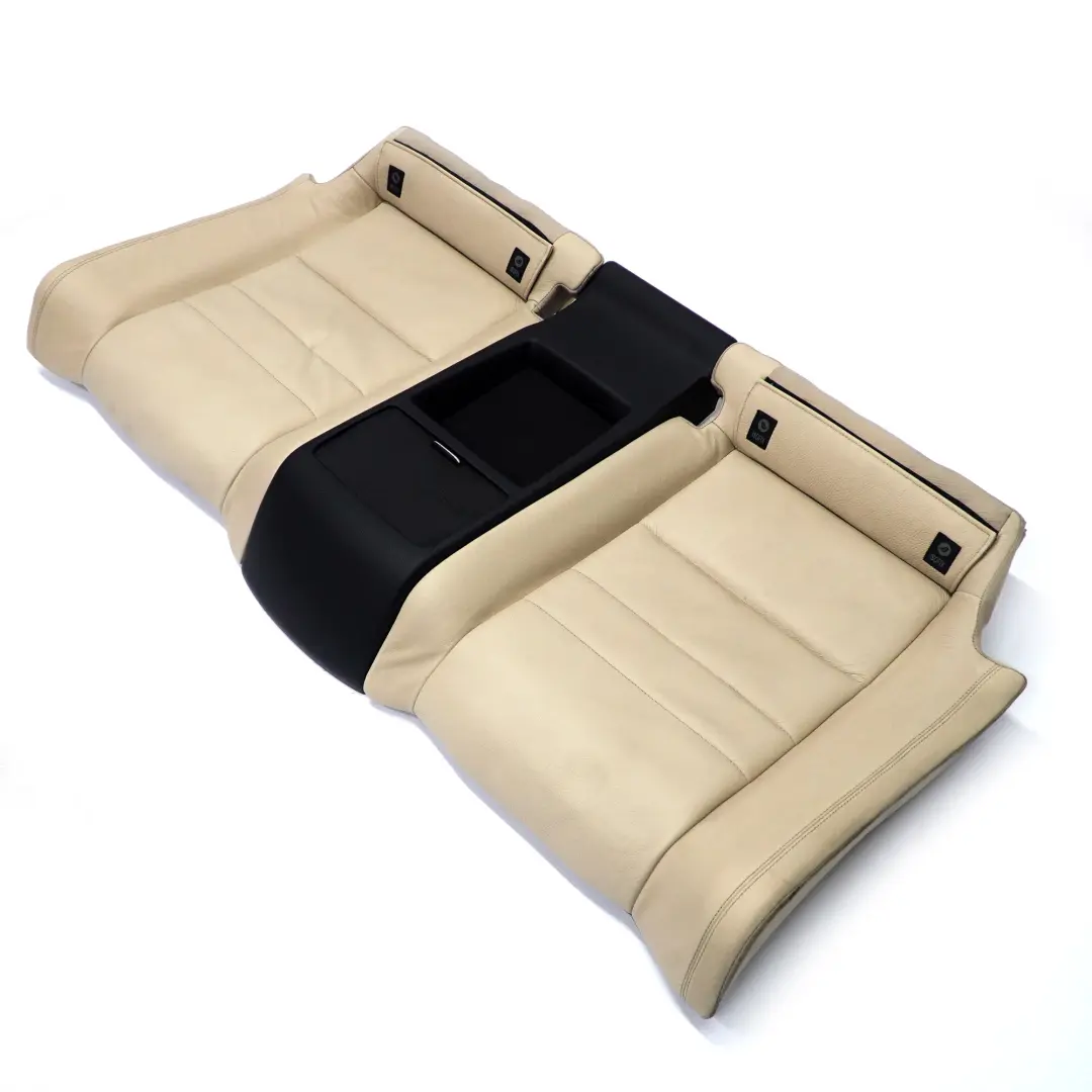 Mercedes C204 Rücksitzbank Coupe Couch Sofa Bezug Leder Beige