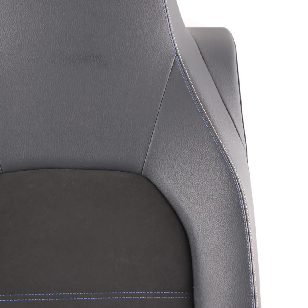 Mercedes C204 W207 Respaldo Asiento Trasero Derecho Funda Cuero Tela Alcantara