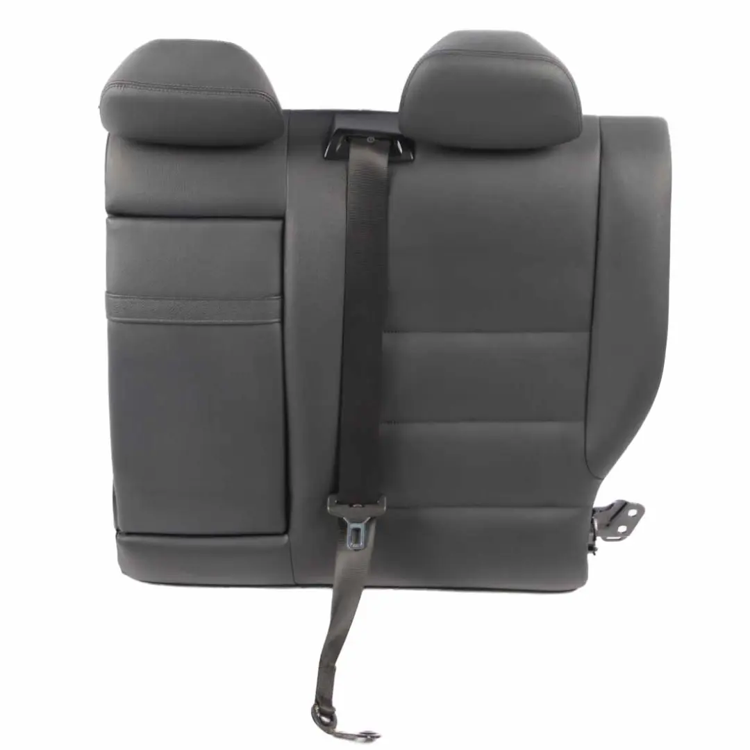 Seat Backrest Mercedes W204 Saloon Rear Left N/S Back Cover Black Leather