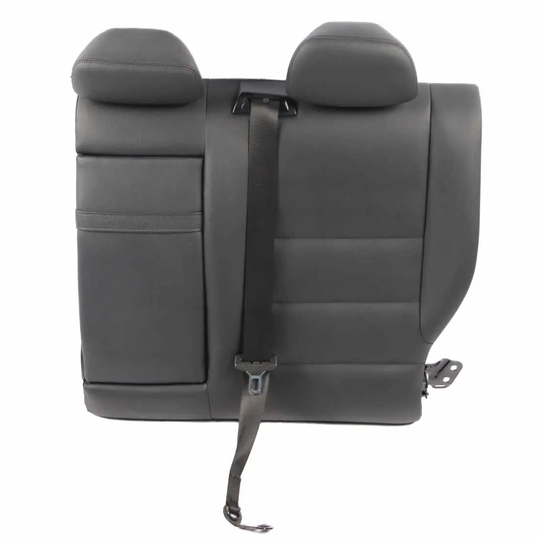 Seat Backrest Mercedes W204 Saloon Rear Left N/S Back Cover Black Leather