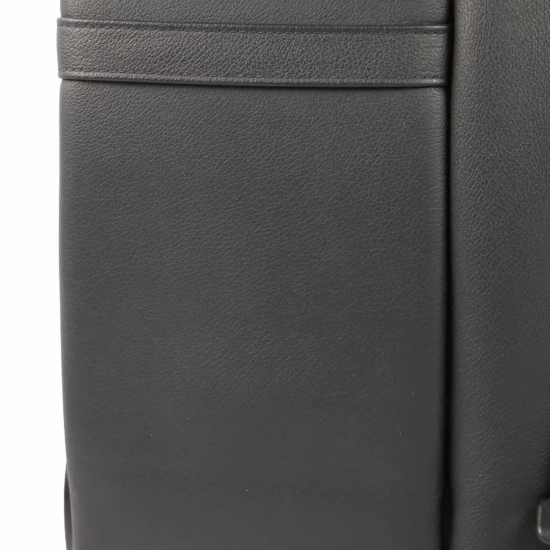 Seat Backrest Mercedes W204 Saloon Rear Left N/S Back Cover Black Leather