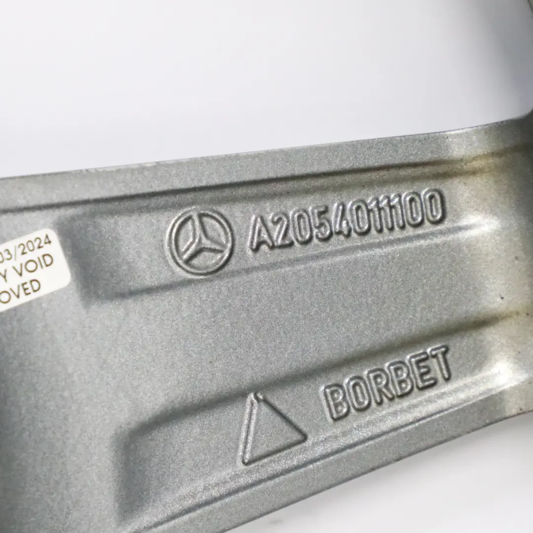 Llanta aleación Mercedes W205 Gris Himalaya AMG 5 radios 18" 7,5J A2054011100