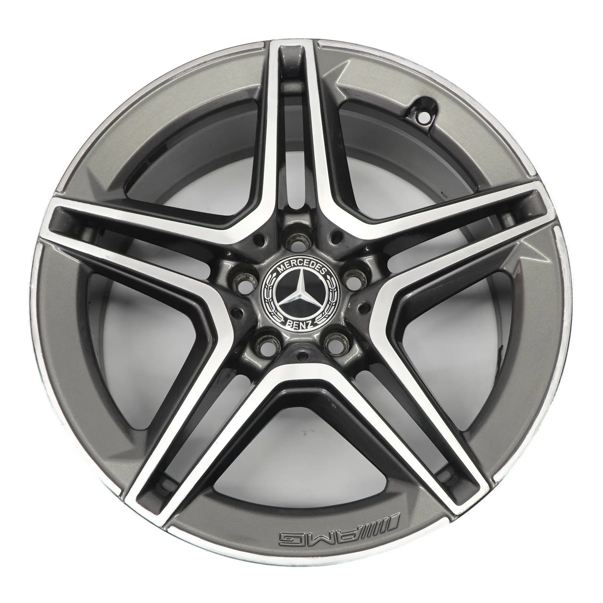 Mercedes W205 Rear Alloy Wheel Rim AMG 18" ET:49 8,5J 5 Double Spoke A2054019600