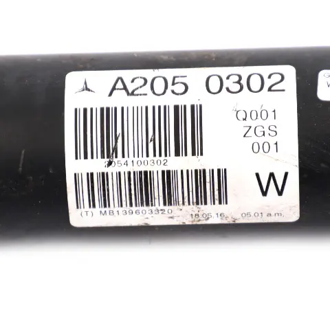 Mercedes W205 OM651 Diesel Drive Propshaft Prop Shaft Automatic A2054100302