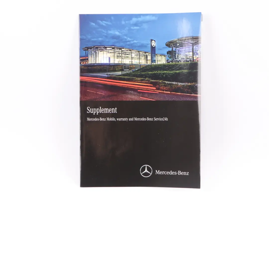 Mercedes W205 Owner's Handbook Book Instruction Booklet Manual Wallet Case Set