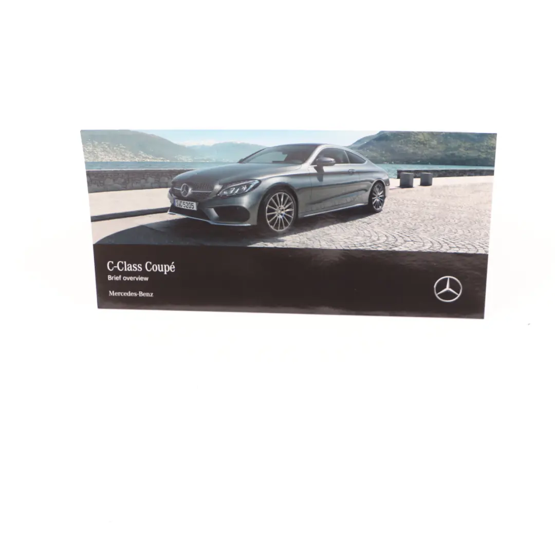 Mercedes W205 Owner's Handbook Book Instruction Booklet Manual Wallet Case Set