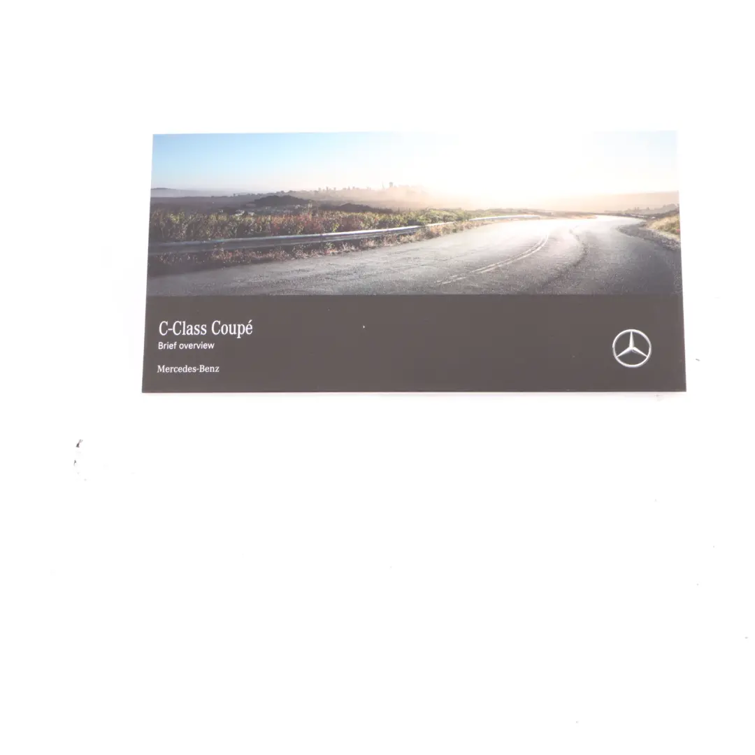 Mercedes S205 Owner's Handbook Book Instruction Booklet Manual Wallet Case Set