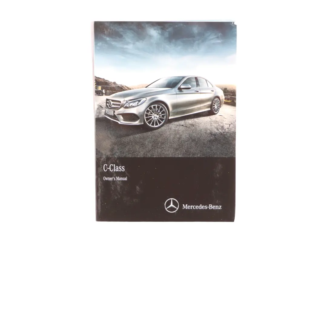 Mercedes W205 Owner's Handbook Book Instruction Booklet Manual Wallet Case Set