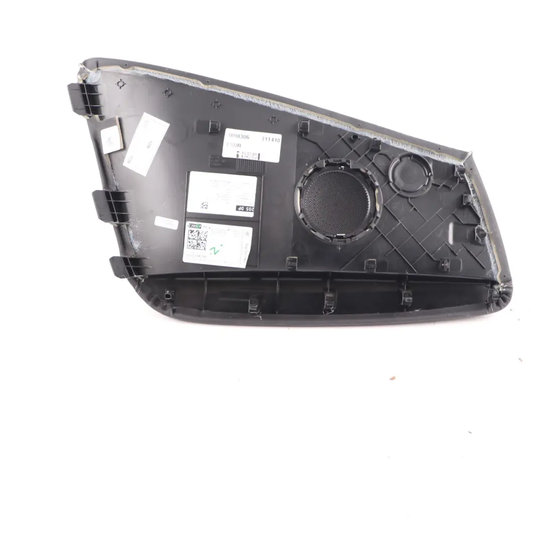 Mercedes C205 Speaker Cover Rear Right O/S Trim Black Leather A2056900402