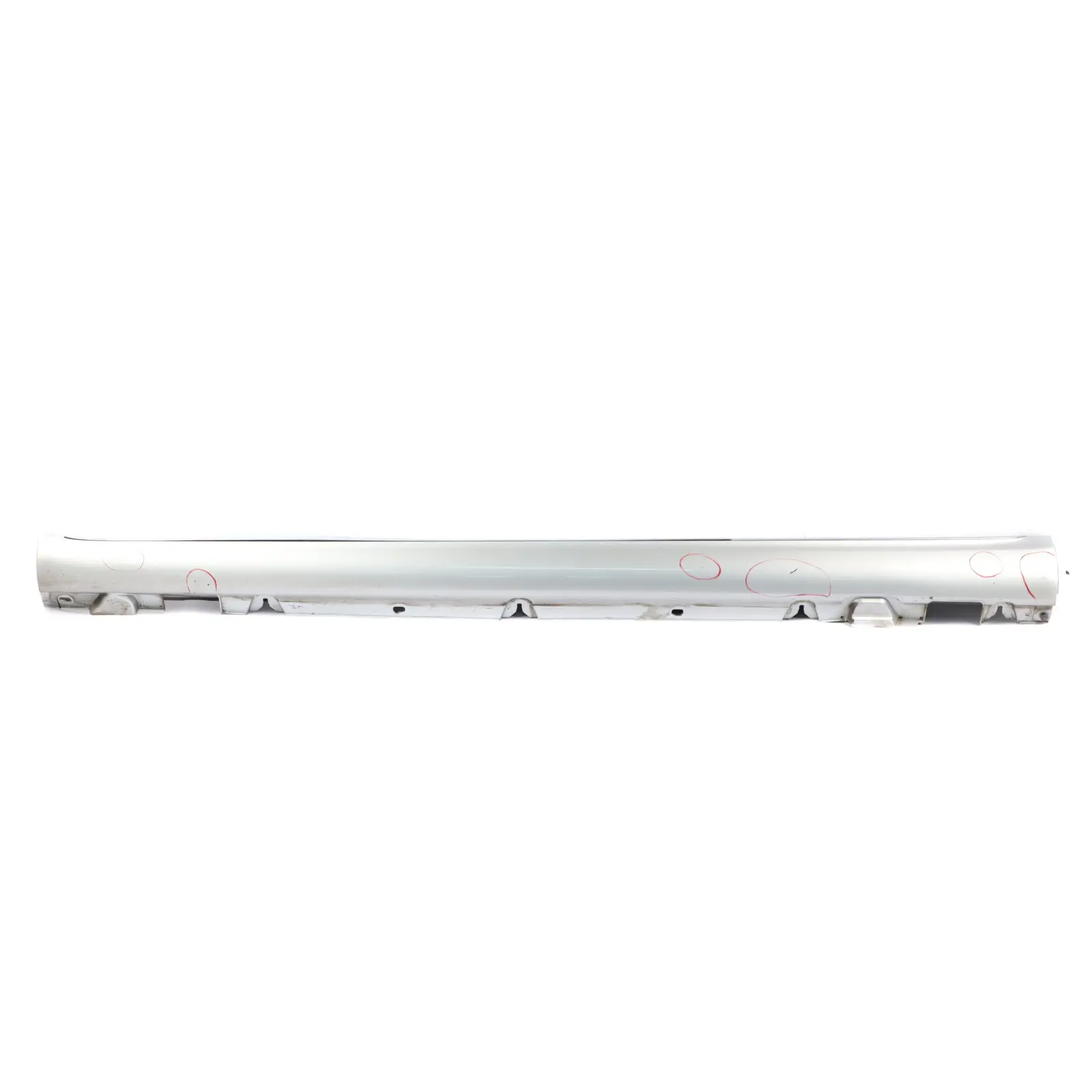 Mercedes W205 Side Skirt Left N/S Door Sill Cover Iridium Silver Metallic - 775