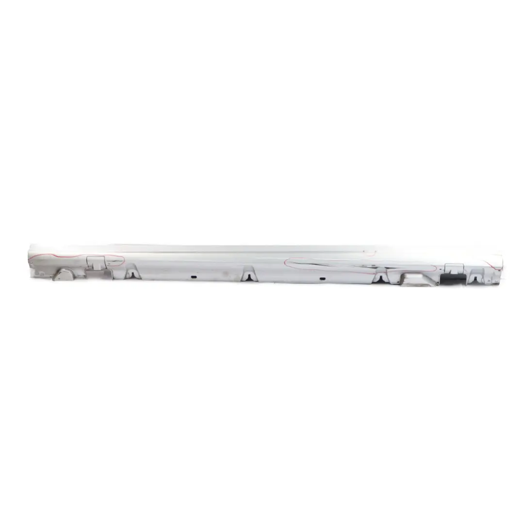 Mercedes W205 Side Skirt Left N/S Door Sill Cover Iridium Silver Metallic - 775