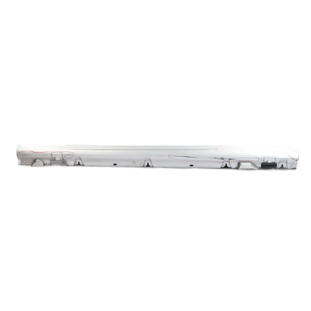 Mercedes W205 Side Skirt Left N/S Door Sill Cover Iridium Silver Metallic - 775