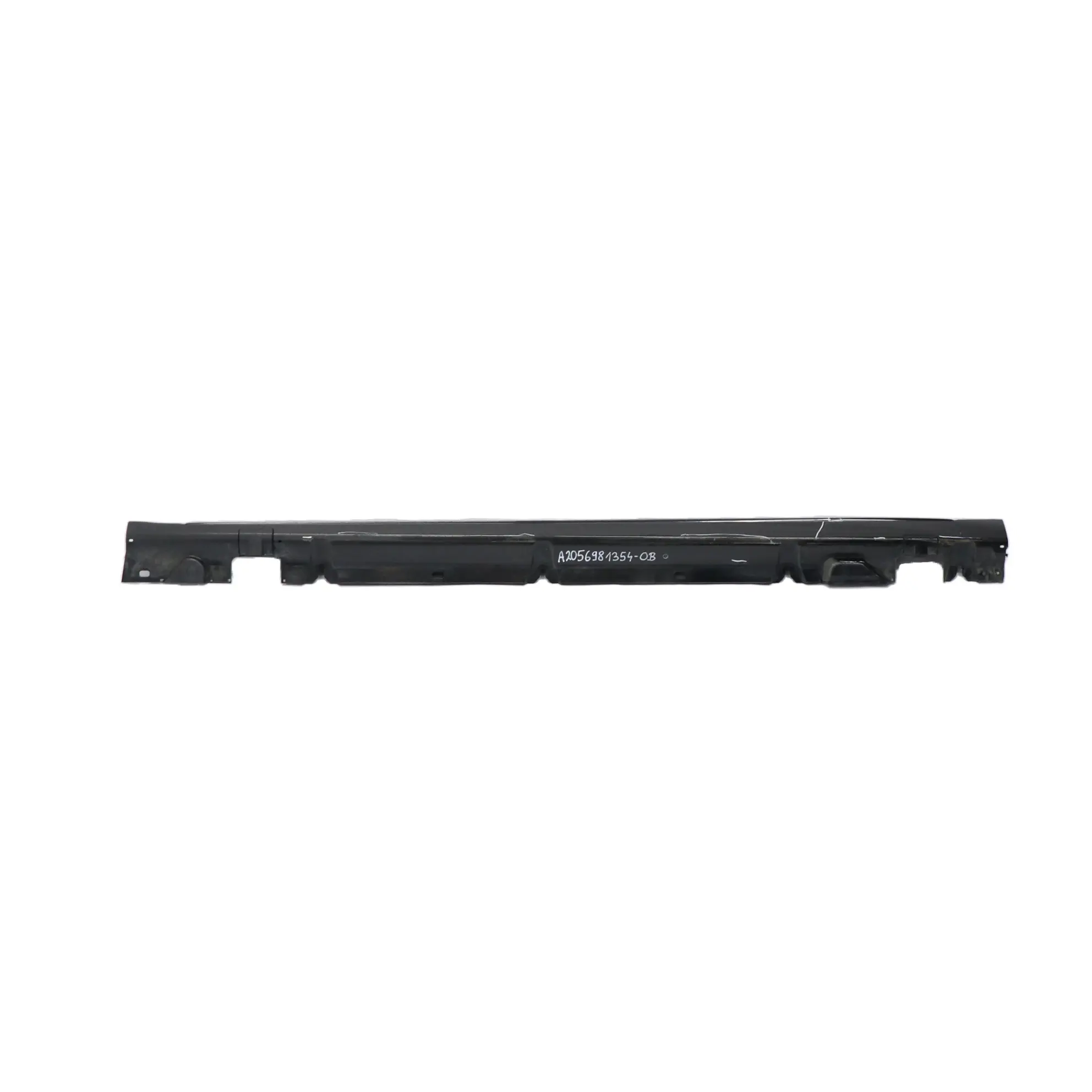 Mercedes W205 Side Skirt Left N/S Door Sill Cover Obsidian Black Metallic - 197