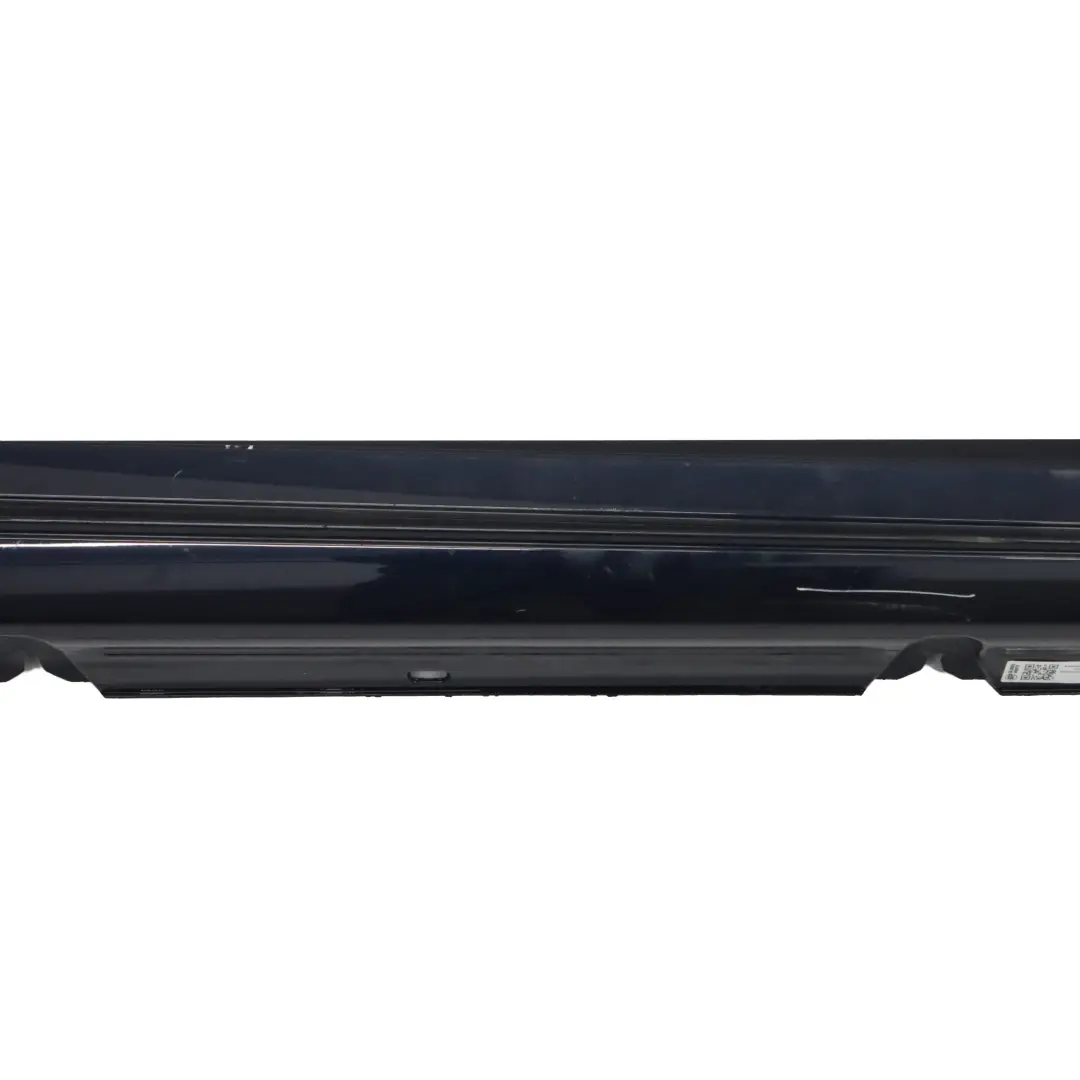 Mercedes W205 Side Skirt Right O/S Door Sill Cover Cavansite Blue Metallic - 890