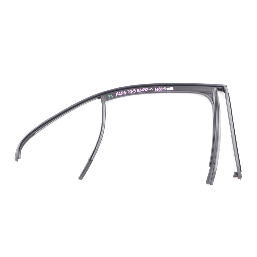 Frame Mercedes W205 Rear Window Left N/S Outside Guide Rail Sealing A2057355300