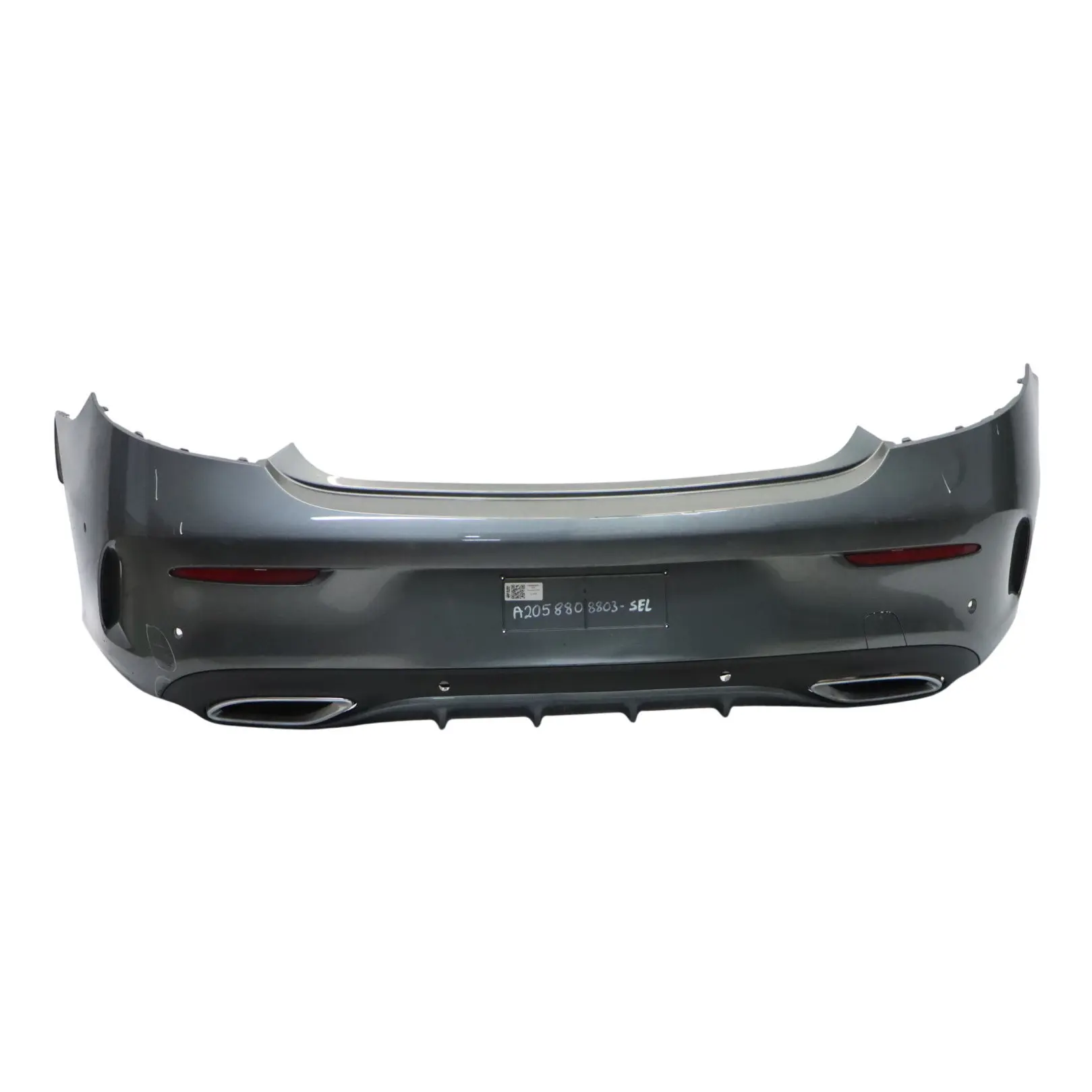 Mercedes A205 Bumper Rear Trim Panel Covering AMG Selenite Grey Metallic - 992