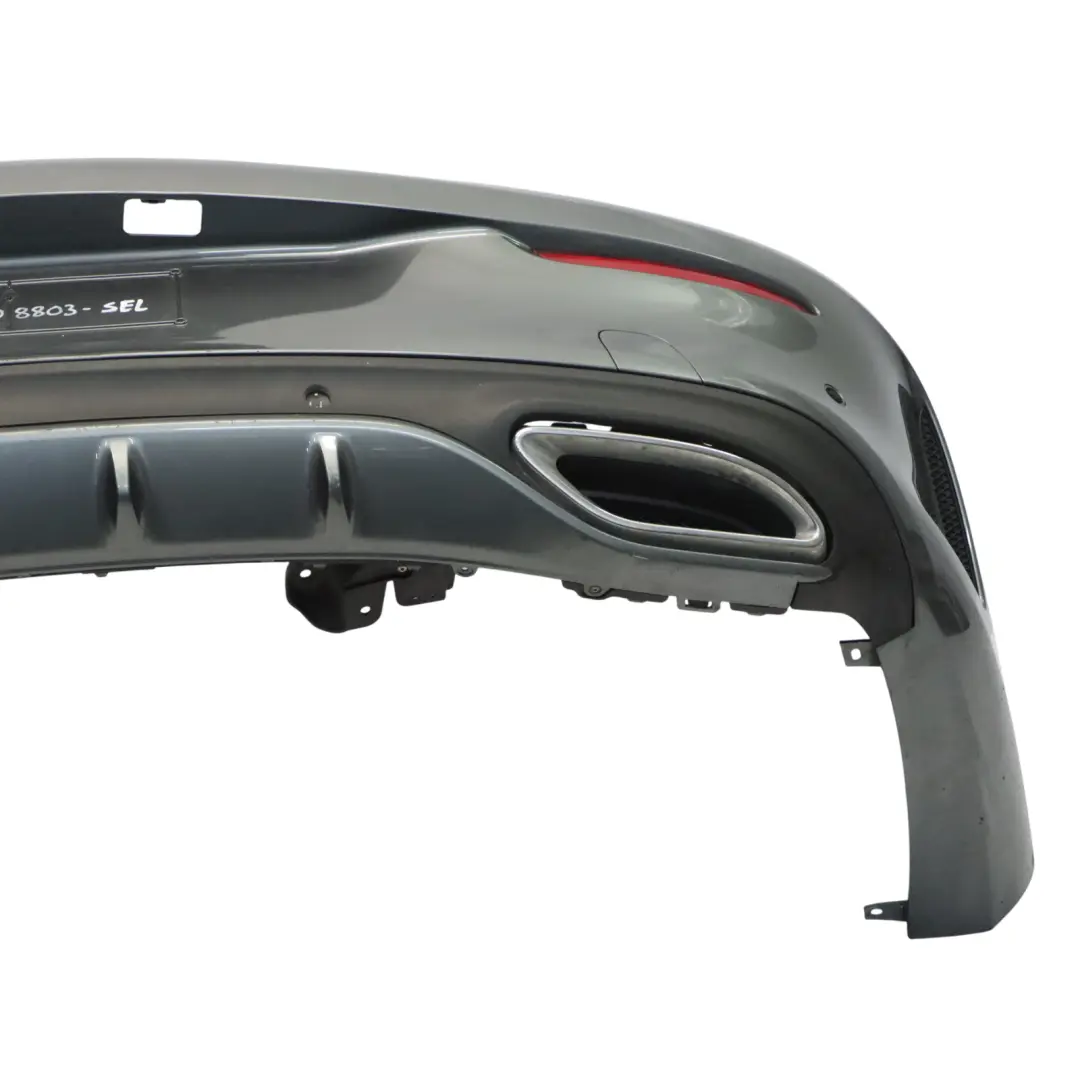 Mercedes A205 Bumper Rear Trim Panel Covering AMG Selenite Grey Metallic - 992