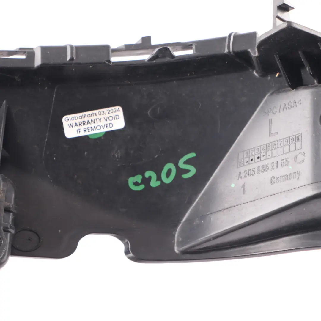 Mercedes C205 Coupe Rear Bumper Bracket Left N/S Mount Support A2058852165