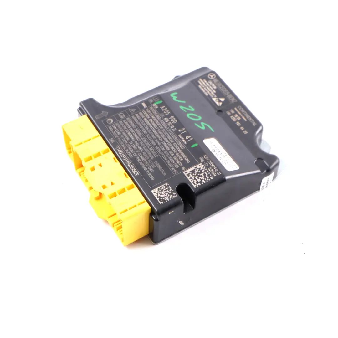 Mercedes W205 Air Module Control Unit SRS ECU A2059002141