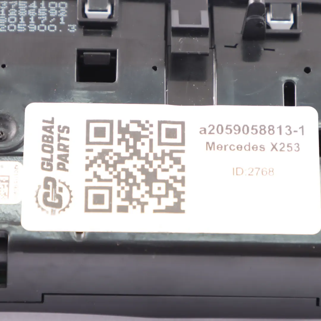 Panel Aire Acondicionado Mercedes W205 Interruptor Climatización A2059058813