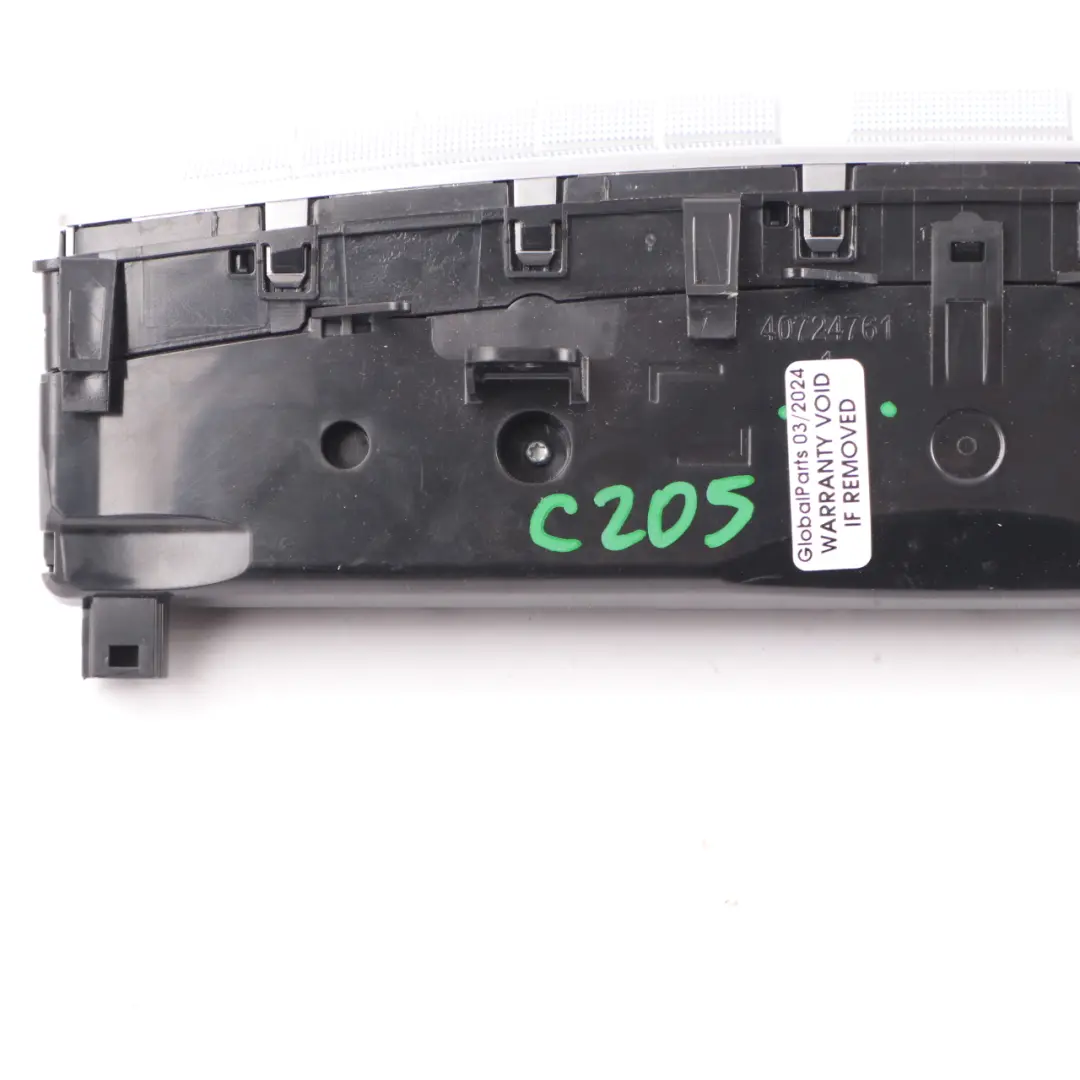 Panel Aire Acondicionado Mercedes W205 C253 Climatización A2059058813